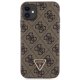 Guess iPhone 11 / XR vāciņš Crossbody 4G Metal Logo, brūns