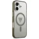 Guess IML Gradient Triangle Logo MagSafe vāciņš iPhone 17 — olīvu | Phone Case Cover
