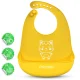 Силиконовый нагрудник Ricokids с карманом, желтый