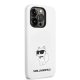 Karl Lagerfeld Silicone NFT Choupette vāciņš iPhone 14 Pro, balts