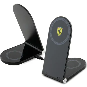Ferrari Printed Logo MagSafe складное беспроводное зарядное устройство 2in1 15W,...