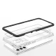 Чехол Hybrid Armor Clear 3in1 для Samsung Galaxy A73, черная рамка