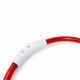LED Dog Collar Adjustable Light Up Pet Safety Collar, Red