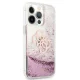 Guess vāciņš iPhone 13 Pro Max 6.7\" GUHCP13XLG4GPI 4G Big Liquid Glitter, rozā