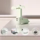Pārnēsājams rokas ventilators Jisulife Life8 Plus ar ārējo akumulatoru un lukturi, zaļš