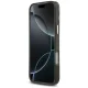 Чехол Guess IML Leopard Glitter Triangle MagSafe для iPhone 17/18 Pro Max, черный