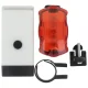 Bicycle Light Set Setty LR-02 Front and Rear, white and black