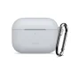 Austiņu maciņš Tech-Protect Silicone Hook priekš AirPods Pro, pelēks