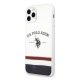 Apple iPhone 11 Pro 5.8\'\' US Polo Tricolor Pattern Collection Case Cover (USHCN58PCSTRB), White | Чехол Кейс...