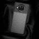 Xiaomi Mi 10T Lite Thunder Series Twill Texture TPU Mobile Phone Cover Case, Black | Vāks Maciņš Maks Apvalks