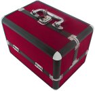 Чемодан-Косметичка Сумка Органайзер - 25x17x17cм, Бордовый | Makeup Case Box Cosmetic Bag Organizer