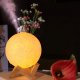 Mājas Ofisa Gaisa Mitrinātājs Difuzors Nakts Lampa, līdz 880 ml, Mēness | Home Office Humidifier Air Purifier...