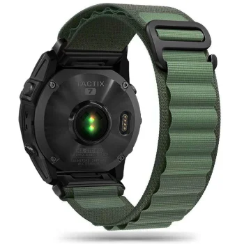 Ремешок Tech-Protect Nylon Pro для Garmin Fenix 5 / 6 / 7, темно-зеленый