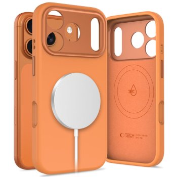 Tech-Protect Uniq MagSafe vāciņš iPhone 17 Pro – oranžs | Phone Case Cover