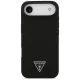 Guess Silikona Triangle Logo MagSafe vāciņš iPhone 17 Air - Melns | Phone Case Cover