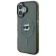 Чехол Karl Lagerfeld для iPhone 16 IML Metal Choupette Head MagSafe, черный