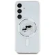 Чехол Karl Lagerfeld Button Karl & Choupette Heads MagSafe для Samsung Galaxy S25, белый