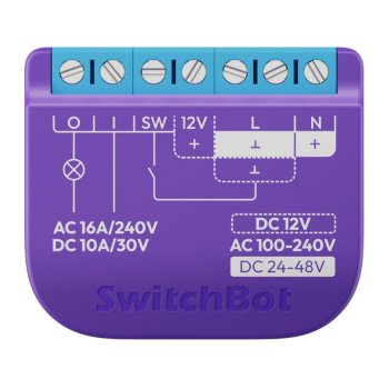 Viedais releja slēdzis SwitchBot Relay Switch 1 Bezsprieguma kontakts