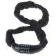 Bike lock with 5-digit code, RALLEX, 100 cm, black