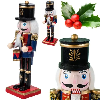 Ziemassvētku Koka Riekstkodis, 25 cm