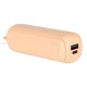 Pārnēsājams mini USB ventilators ar Power Bank funkciju, rozā