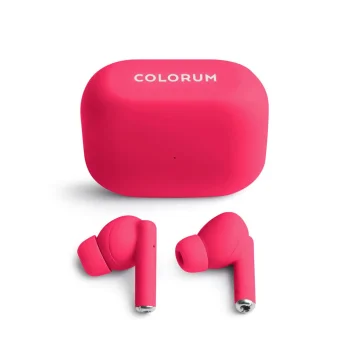 Беспроводные TWS наушники Colorum CTWS-02, розовые (Magenta)