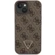Apple iPhone 15 6.1\" Guess Crossbody 4G Metal Logo Case Cover (GUHCP15SP4TDSCPW), Brown | Чехол Кейс...
