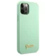 Guess Silicone Vintage vāciņš Apple iPhone 12 Pro Max, Zaļš