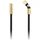Guess CBDY 4G Charm USB-C / USB-C kabelis 150cm, melns