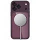 Чехол Tech-Protect MagPeak MagSafe CC для iPhone 18 Pro Max / 17 Pro Max, бордовый прозрачный