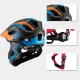 Детский велосипедный шлем Rockbros TT-32SOBL-S со съемной защитой...