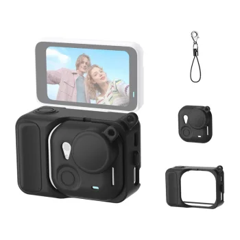 Силиконовый защитный чехол Puluz для Insta360 Go Ultra, черный