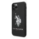 Apple iPhone 11 Pro Max 6.5\'\' US Polo Silicone Collection Case Cover (USHCN65SLHRBK), Black | Telefona Maciņš Vāks...
