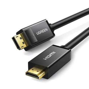 Ugreen DP101 DisplayPort uz HDMI kabelis 4K 3m Melns