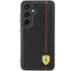 Ferrari Samsung Galaxy S24 Case Carbon Printed Line, Black