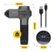 Массажный пистолет 4Fizjo 1198 Massage Gun Active, 30 Вт, 8 насадок