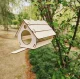Koka Putnu Māja Barotava 32,5x21x19cm | Wooden Birdhouse Bird Feeder