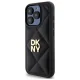 Dkny iPhone 15 Pro Max Case Quilted Stack Logo, Black