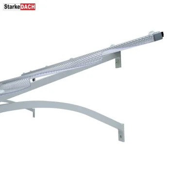Taisnais jumtiņš STARKEDACH Diamonds T-150, caurspīdīgs, 150 x 95.4 cm
