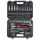 GEDORE red Socket Set 1/4\" and 1/2\", 94 Pieces R46003094