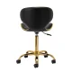 Косметологический стул Gabbiano Q-4599G, 2 сорт, черный/золотой