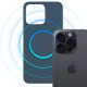 3mk Hardy MagSilicone чехол для Apple iPhone 15 Pro Max - темно-синий