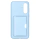Samsung kartes turētāja vāciņš Galaxy A56 5G - Zils | Card Slot Phone Case Cover Blue