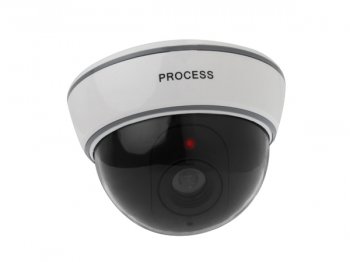 Videonovērošanas kameras imitācija mulāža butaforija dārzam privātmājai | Dome CCTV Fake Camera Dummy