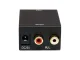 Оптический конвертер Toslink SPDIF в 2x Cinch RCA