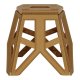 Folding Camping Stool, Portable, 40 cm, Beige