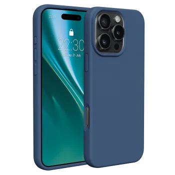 Etteri Silicone Case vāciņš priekš iPhone 16 Pro Max 6,9", tumši zils