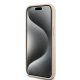 DKNY iPhone 15 Case Mono Stripe & Metal Logo, Pink
