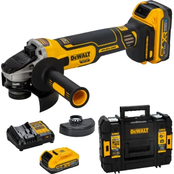 Аккумуляторная угловая шлифмашина DeWalt DCG405S2T-QW 18V 125 мм 2x3.5Ah