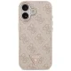 Guess 4G PU Leather MagSafe vāciņš Apple iPhone 17, rozā